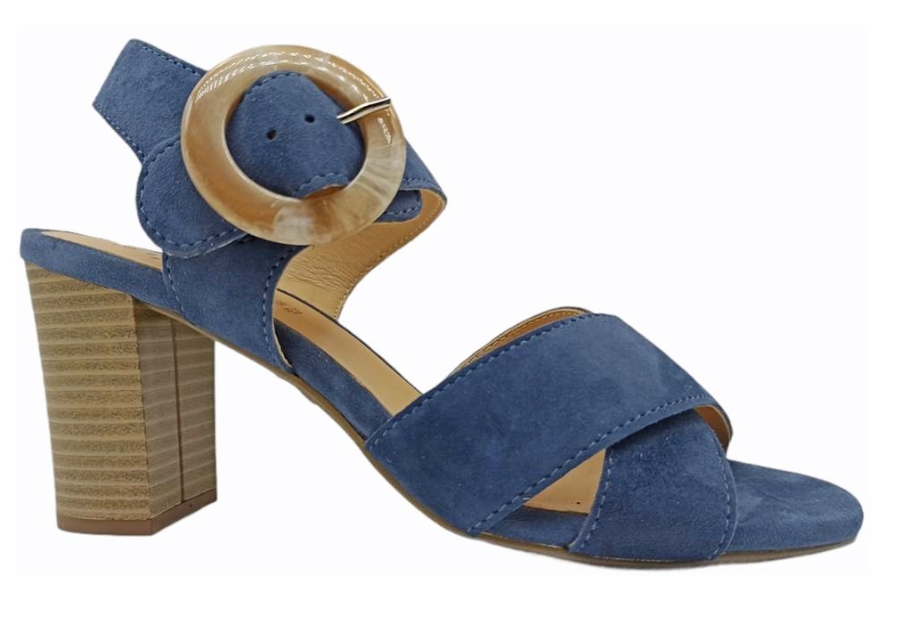 Sandali donna Easy'nRose 737 003 scarpe tacco medio comodo casual da passeg