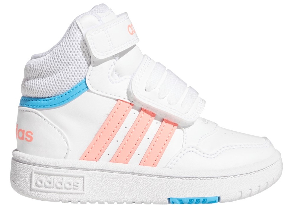 Scarpe da bambina bimba Adidas GW6112 tennis alte sportive da ginnastica st