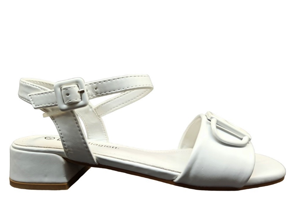 Sandali da donna Laura Biagiotti 8079 scarpe tacco basso casual eleganti bi
