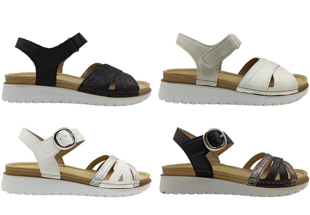 Sandali da donna Lumberjack SWG9706 scarpe leggere casual comode zeppa bass
