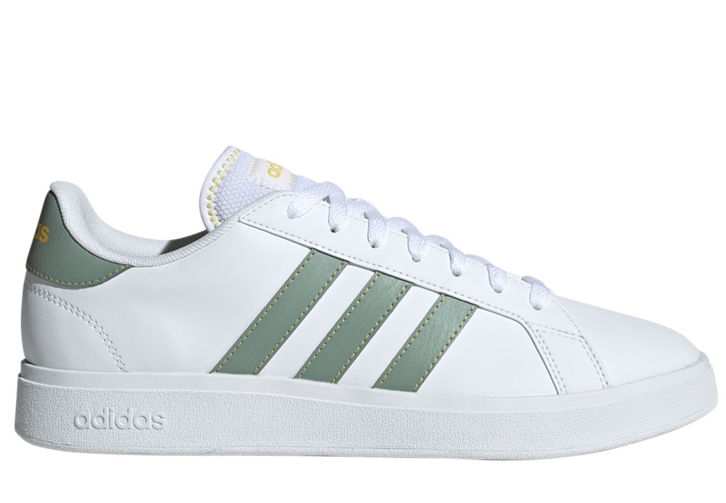 Scarpe da uomo Adidas ID4456 sneakers sportive basse ginnastica tennis bian